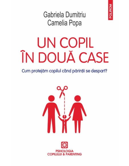Un copil în două case — coperta cărții