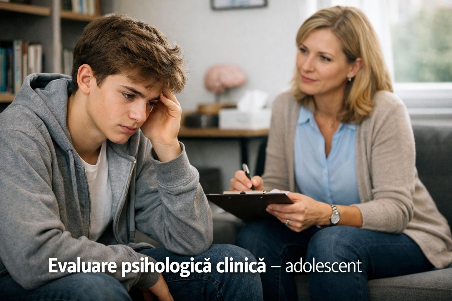 Evaluare psihologică clinică – adolescent